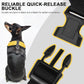 BINGPET No Pull Dog Harness,Soft Mesh Breathable All Weather Vest Harness,Safety Protection Design Durable Adjustable Step-in Easy Walk Dog Harness for Small Medium Large Dogs(Yellow,S)