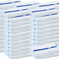 Towels N More 24x48 Soft Poolside Towels 60 Large Super Absorbent Pool Towel Blue Center Stripe Home Spa Gym Hotel Motel Rental House 100% Cotton Bath Towels