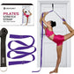 Pilates Stretching Strap with Door Anchor - Flexibility Equipment for Pilates Practitioners - Ideal for Improving Leg Flexibility, Core Stability, and Posture Alignment at Home