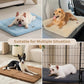 Made4Pets Dog Crate Pad Bed for Large Dogs, Washable & Reversible, Anti-Slip Kennel Mat for Cozy Sleeping, Soft Fluffy Dog Bed for Indoor & Outdoor Use, 41"x29", Brown