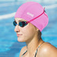 Aegend Fabric Swim Cap, Silicone Waterproof Layer - Breathable Cloth Swimming Cap, Keep Hair Dry with Hight Elasticity for Youth(8-16) Adult, 2 Sizes to Choose