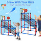 63" Arcade Basketball Game Set with 3 Balls Kids Basketball Hoop 3 to 12 Years Old Indoor Outdoor Sports Play - Easy Set Up - Carnival Basketball Toys Ages 3 4 5-7 8-12 Year Old Boys Birthday Gift