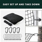Sports Netting,Hitting Net with 33Feet Nylon Rope for Golf, Baseball, Hockey, Soccer, LAX and More