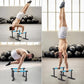 Strength Training Parallettes I-Sit Push Up Bars, Pushup Handles Calisthenics Equipment for Home Workout, Anti-slip Gymnastics Bars, Handstand & Dip Bar for Outdoor Exercise