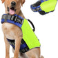 Pawaboo Dog Life Jacket, Reflective Safety Vest with Adjustable Pet Life Preserver, Ripstop Dog Lifesaver for Swimming, Boating - Bright Yellow, XL