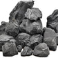 Unocho Fish Tanks Stone 20LB Natural Black Slate Rocks for Aquariums Decorative Aquascaping Stone for Reptile Terrariums, Bonsai Gardens & Outdoor 3-9inches(8PCS)