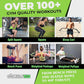 Gorilla Bow Original Portable Home Gym Resistance Bands and Bar System for Travel, Fitness, Weightlifting and Exercise Kit, Full Body Workout Equipment Set
