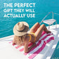 Dock & Bay Customized Beach Towel - Quick Dry, Sand Free - Compact, Lightweight - 100% Recycled - Includes Bag - Cabana - Phi Phi Pink- Large