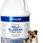 Life Line Pet Nutrition Wild Alaskan Fish Oil for Dogs and Cats 66oz – Omega 3 Fish Oil Supplement for Skin & Coat – Supports Brain, Eye & Heart Health in Dogs & Cats