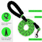 IVY&LANE No Pull Dog Harness for Large Dogs, Dog Vest Harness with Leash, Safety Belt and Storage Strap, Fully Adjustable Harness, 360° Reflective Strip, Soft Handle (Green, L)