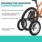 Moshay Adjustable Adult Bicycle Bike Stabilizers Training Wheels Fits 24" to 29" - Quality Heavy Duty