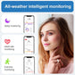 Health Tracker Smart Ring for Men Women-IP68 Waterproof Sleep Tracker with Heart Rate/Blood Pressure/Blood/Physiological Cycle/Oxygen Tracking, Step Counter, iOS & Android Compatible (8#)