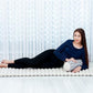 Leewadee Small Yoga Bolster – Shape-Retaining Cervical Neck Roll, Tube Pillow for Comfortable Reading, Kapok Filling, 22 x 6 x 6 inches