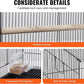 VEVOR 30 Inch Flight Bird Cage, Stackable Bird Cage Parakeet Cage with Slide-Out Tray and Handle, Small Parrots Birdcage for Cockatiels Budgies Conure Macaw Finch Lovebirds Canaries Pigeons