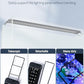 Pawfly 21W Aquarium LED Light for 30 to 36 Inch Fish Tanks Extendable Fish Tank Light with Full Spectrum Brilliant White Blue Red Lights with Daytime & Night Modes and Adjustable Brightness