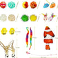 21-Piece Cat Toys Set, Interactive Tunnel, Balls, Mice, Feather Wands, Catnip Toys(Rainbow Cat Tunnel)