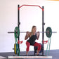 Sunny Health & Fitness Multifunctional Strength Training Home Gym – Complete Workout Equipment with Training Attachments, Optional Squat Stand, Power Rack Cage, Adjustable Incline Bench