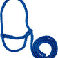 Weaver Livestock Poly Rope Sheep Halter, Modern Style Braid Sheep and Goat Rope Halter, Adjustable Lamb Halter Lead, Livestock Sheep Showing Supplies