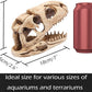 Dinosaur Animal Skull Aquarium Large Décor Cave Decorations Fish Hideout Tank Betta Tarantula Reptile Snake for Terrarium Decor Ornament Bones Halloween