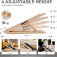 ABORON Antislip Dog Ramp, Adjustable Folding Pet Ramp for Small & Large Old Dogs & Cats, High Traction Portable Rubber Paw Ramps, Supports up to 200 lbs, Used for Bed Couch SUV, 39.3'' Long