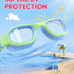 Kids Swim Goggles,Swimming Goggles for Kids 6-14, Anti-Fog UV Protection Pool Glasses for Boys Girls