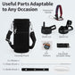 32 oz Insulated Water Bottle with Straw (Cold for 48 Hrs), Stainless Steel Triple Wall Vacuum Sports Water Jug, Leakproof Hydro Cup Flask with Paracord Handle & Straw Spout Lids & DIY Stickers
