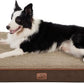 Bedsure Dog Beds Large Sized Dog - Orthopedic Flat Pet Beds with Removable Washable Cover, Egg Crate Foam Puppy Mat, Suitable for Pet Up to 65 lbs