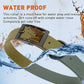 Dogline Biothane Waterproof Dog Collar Strong Coated Nylon Webbing with Black Hardware Odor- Proof for Easy Care Easy to Clean High Performance Fits Small Medium or Large Dogs, Olive Drab Green