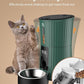 Petory Timed Automatic Cat Feeders - 4L Programable Dry Food Dispenser for Cats and Small Medium Dogs 6 Meals with Desiccant Bag Dual Power Supply 10S Voice Recorder