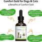 Pet Wellbeing Comfort Gold for Dogs - Supports Canine Physical Comfort, Healthy Circulation, Corydalis, Turmeric - Veterinarian-Formulated Herbal Supplement 2 oz (59 ml)