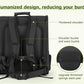 Pecute Pet Carrier Backpack, Large Cat Carrier Backpack, Expandable cat Backpack with Breathable Mesh for Medium Dogs Cats, or 2 Small Pets, Dog Backpack Carrier for Travel Hiking, Black