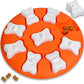 Outward Hound by Nina Ottosson Dog Smart Treat Puzzle Enrichment Toy, Level 1 Beginner, Orange