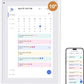 10.1" Digital Calendar Chore Chart – 1080P Full HD Interactive Touchscreen, Smart Family Planner, Hearth Display Digital Wall & Desk Mountable for Seamless Scheduling