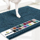 Muddy Mat® Shown on TV – Super Absorbent Door Mat Indoor, Microfiber Quick Dry Chenille Entryway Rug, Non-Slip Front Door Mat, Indoor Mats for Entryway, Machine Washable Pet Rug, Atlantic Blue 24"x36"