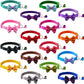 16 PCS Cute Cat Collars with Bells - Breakaway Collars for Girls & Small Kittens - Pink, Bowtie Design - Kitten Supplies