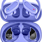 Wireless Earbuds, Bluetooth 5.4 Headphones, True Wireless Stereo Earphones with IPX7 Waterproof, Noise Cancelling Mic, Fast Charging and Comfort Fit Ear Buds for Sports/Workouts - Purple