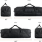 Fitdom 106L 45" Heavy Duty Extra Large Duffle with Upgrade Zipper, Durable & Water Resistant. Perfect as Camping Bag Travel Storage Tent Storage Sports Equipment Bag For Coaches & More