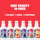 Hint Flavored Bottled Water, 3-Flavor Mega Variety Pack - Purified Water Beverages with Zero Calories, Natural Flavors, and Sugar Free - 16 Fl Oz (Pack of 18)