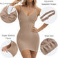 SHAPERX Strapless Shapewear Dress for Women Tummy Control Seamless Full Body Shaper Slip with Removable Straps