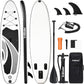 10' Inflatable Stand Up Paddle Board, Ultra-Light Wide Yoga Board for All Skill Levels with Premium SUP Paddleboard Accessories, 84L Waterproof Bag, Non-Slip Comfort Deck for Youth & Adults