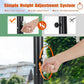 Giantex Portable Basketball Hoop Outdoor - 7.4-10 FT Height Adjustable Basketball Goal System w/ 44 Inch Shatterproof PC Backboard, Fillable Base, Basketball Hoop Indoor for Adults, Backyard, Driveway