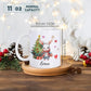 Custom Christmas Coffee Mug Personalized Hot Chocolate Mug for Kids Customized Hot Cocoa Cups with Name 11oz Ceramic Santa Mugs Winter Holiday Xmas Mugs Christmas Gifts for Family Kids Xmas Decor