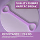 LEZER Figure 8 Resistance Band, Fitness Elastic Rope, Execrise Workout for Arm, Back, Chest and Shoulder, Yoga, Pilates, Stretching, Physical Therapy Equipment