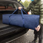 TOPDesign 46 Inch Extra Large Zippered Duffel Bag for Travel Camping Sports Equipment Storage, Waterproof Foldable Luggage Bag with Padded Handles