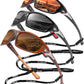 FAGUMA Sports Polarized Sunglasses For Men Cycling Driving Fishing UV400 Protection