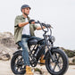 V9-G60 Peak 1500W Ebike, 48V 20Ah(960WH) Removable Battery, 72Miles &32MPH,20" Fat Tire Dirt Bike,7 Speed Gears,Dual Shock Absorber, Adults Electric Bike for Mountains, Snow, Sand, Road