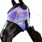 Kensington Fly Mask Web Trim Protects Horses Face and Eyes from Bites and Sun Rays While Allowing Full Visibility Ears and Forelock Able to Come Through The Mask, Large, Lavender Mint