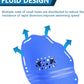 Hikeen Swim Paddle Hand for Adult and Junior, Swim Training Hand Paddles with Adjustable Straps, Swimming Hand Paddles for Training