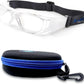 BLUE CUT Safety Basketball Goggles For Kids for Outdoor Sports Activities Anti Fog Replaceable to Prescription Lenses