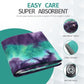Eunzel 2 Pack Yoga Towel,Hot Yoga Mat Towel with Grip Dots Sweat Absorbent Non-Slip for Hot Yoga, Pilates and Workout 24" x72，Purple & Blue/Green & Purple (2 Pack)